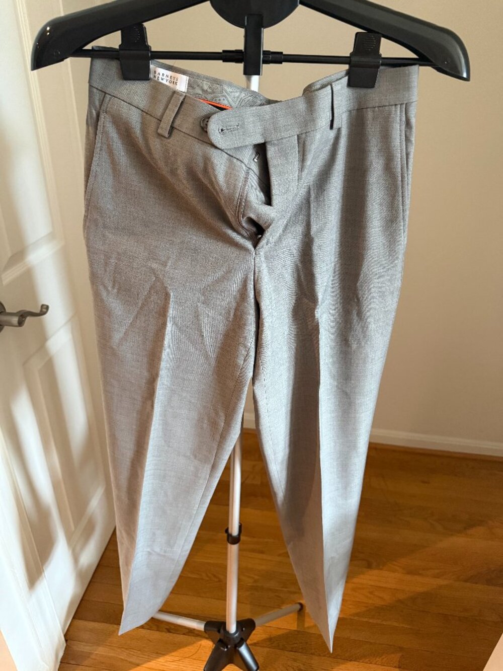 Barneys New York gray trousers